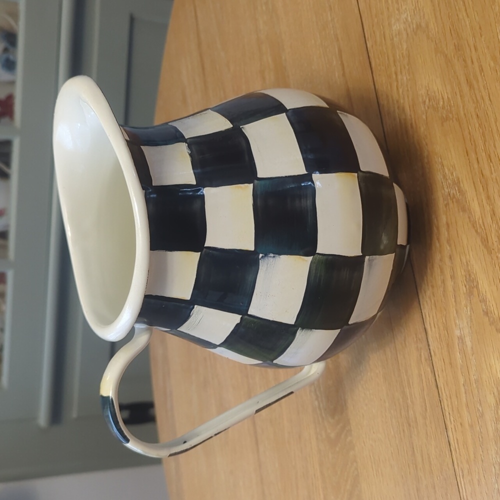 Mackenzie Childs Water/Flower Pitcher